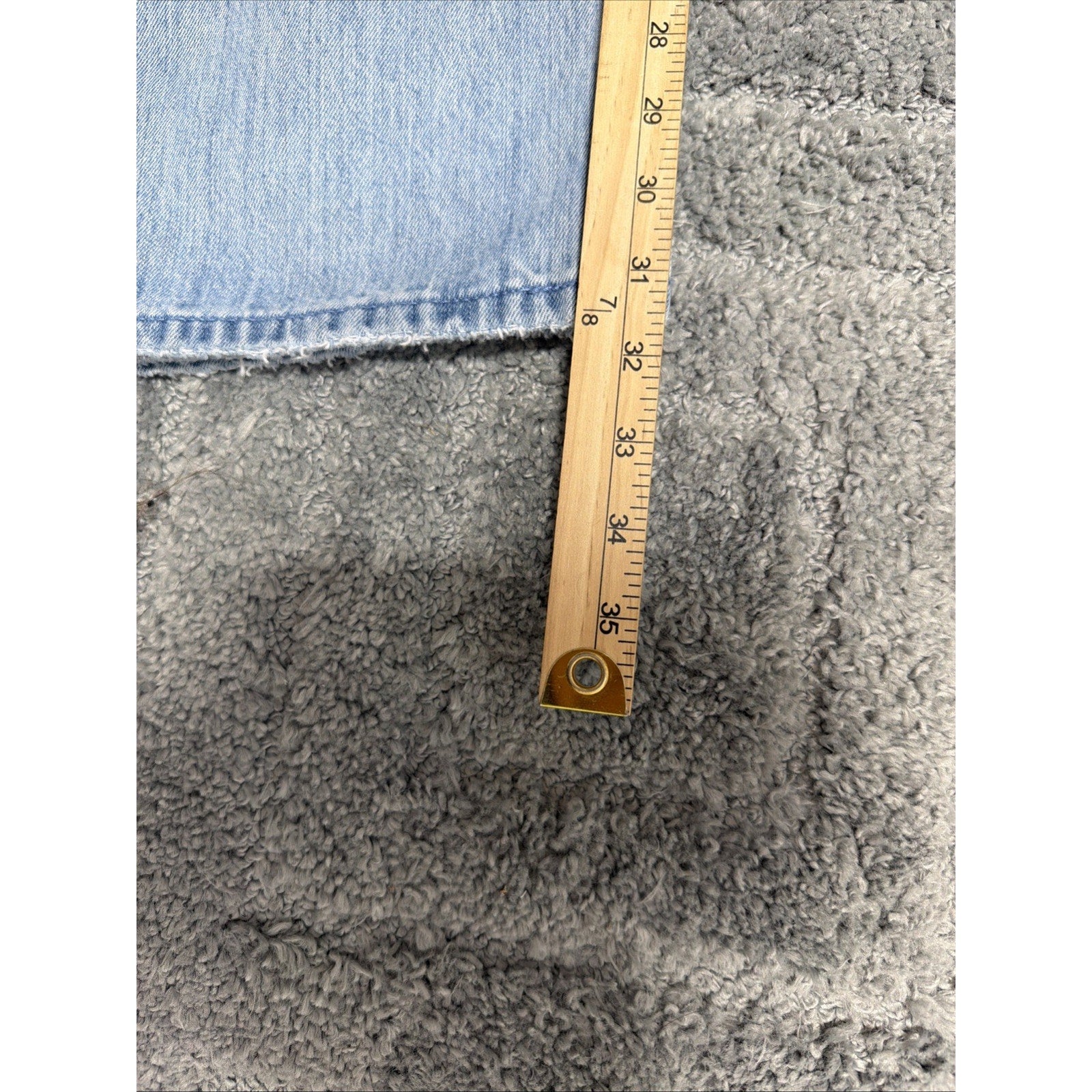 Hollister Womens Low Rise Loose Straight Leg Denim Jeans Size 16R 40x31