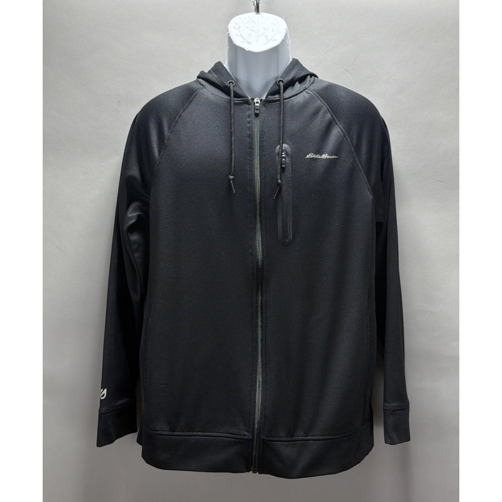 Eddie Bauer Freedry Men's M Jacket Full Zip Performance Hoodie Logo Outerwear