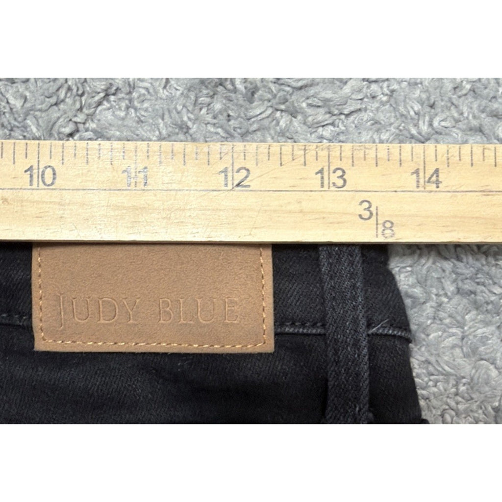 Judy Blue Dad Jeans Women’s 5/27 Black Cross Over High Rise