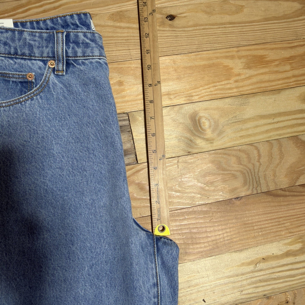 Rolla's Super Loose Jeans Vtg Blue High Rise Wide Leg Baggy Button Fly NWT 30