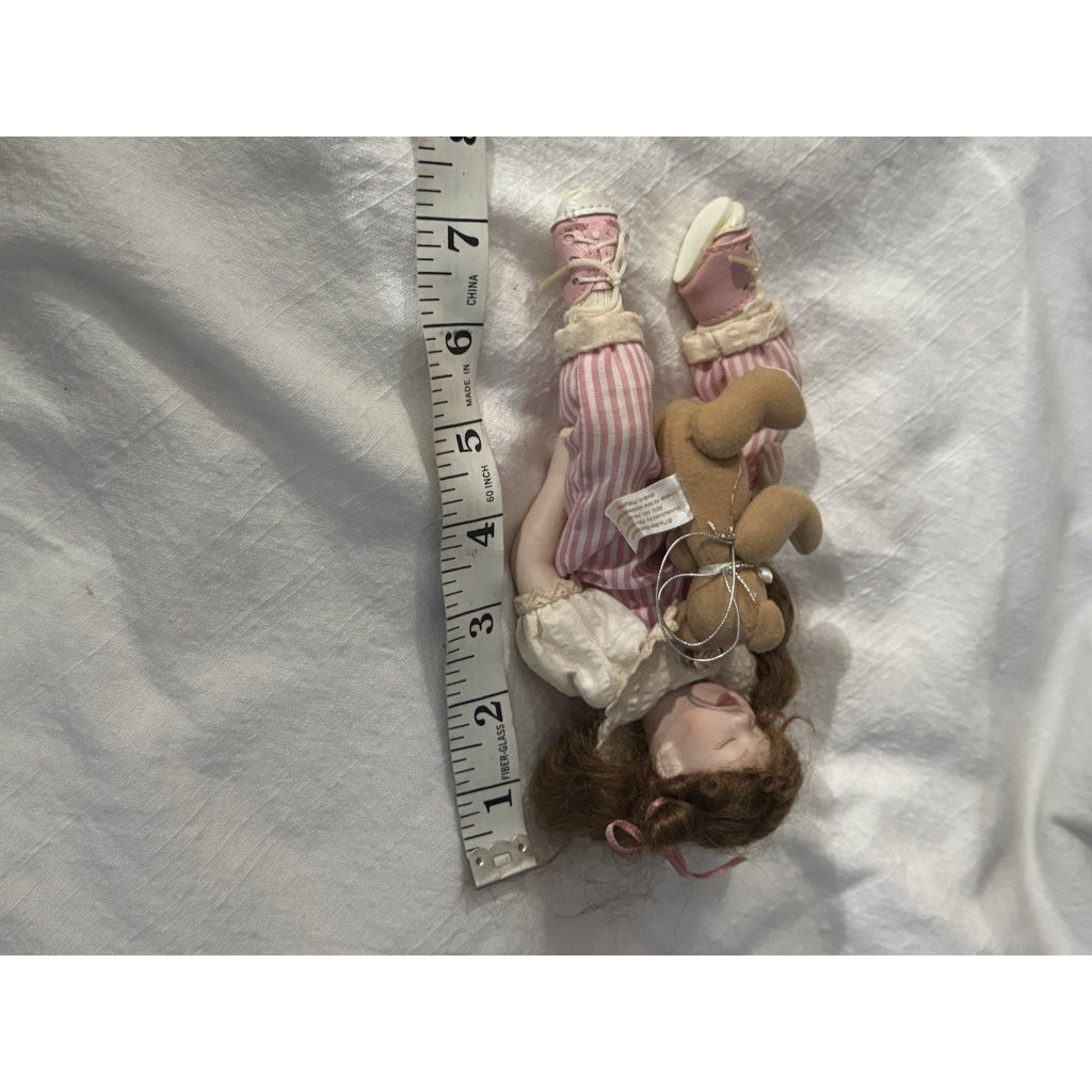 Ashton-Drake Gallery Kathy Hippensteel Porcelain Rock-a-Bye&Good Night Doll 7”