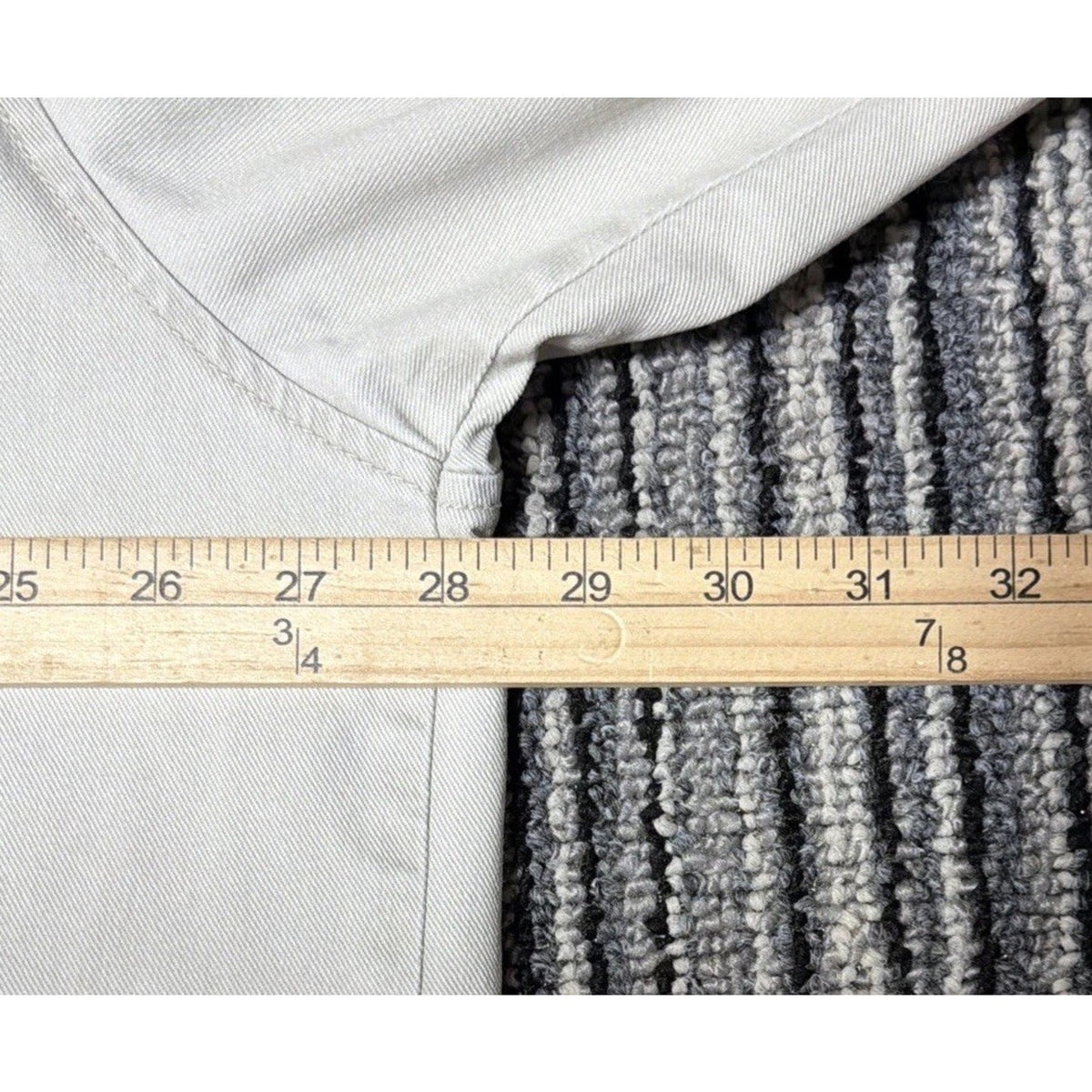 Vintage 1999 Levi’s Red Tab Ivory Denim Shirt Mens XL Metal Button Workwear