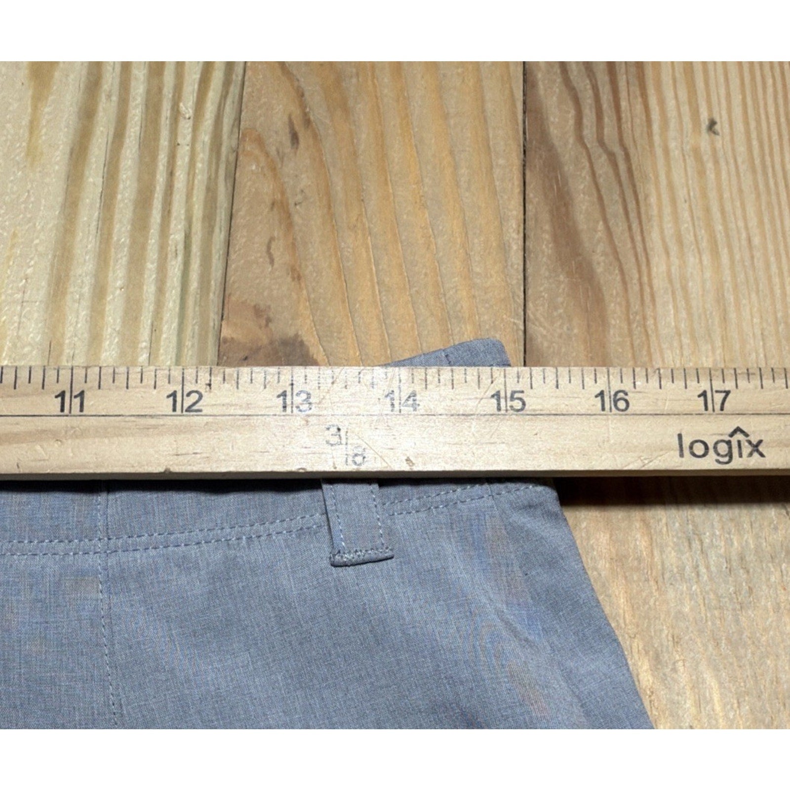 Jack Nicklaus Stretch Comfort Waistband Flat Front Gray Golf Shorts Size 30
