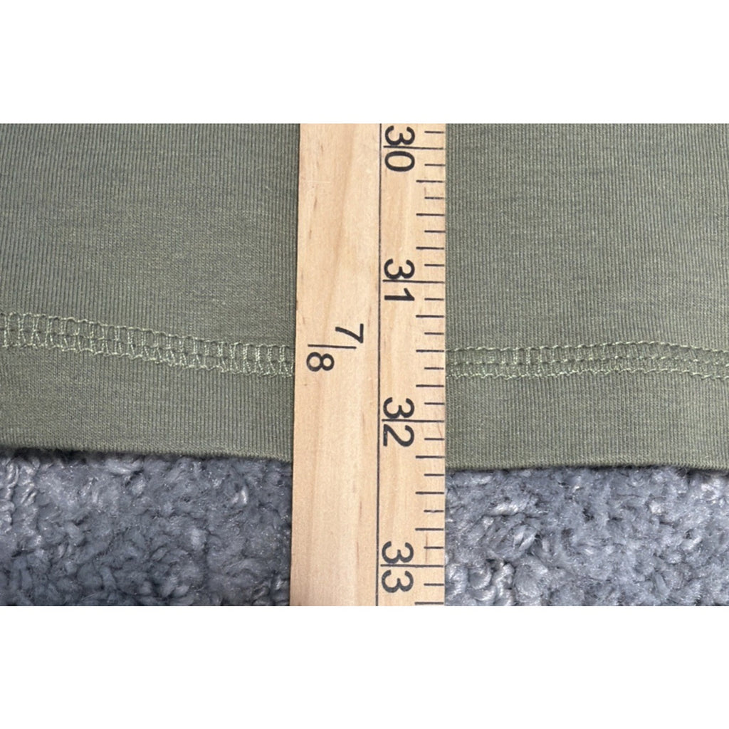 NOELLE Womens Size XXL Moss Green Soft Stretch Knit Scoop Neck Tunic Top New