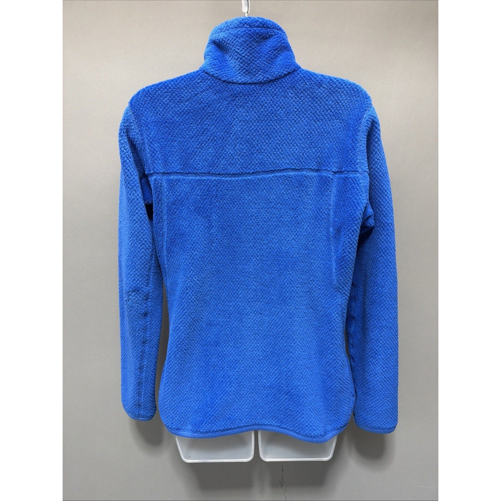 Patagonia Jacket Womens M Blue Re-Tool Snap-T Pullover Sweater Pocket Polartec