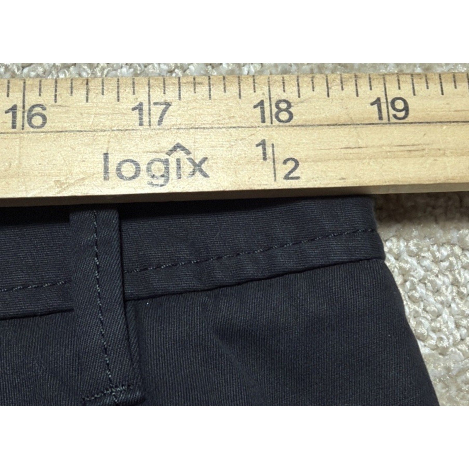 Talbots Women’s Size 14 Relax Super Soft Chino Shorts 7” Inseam Black NWT