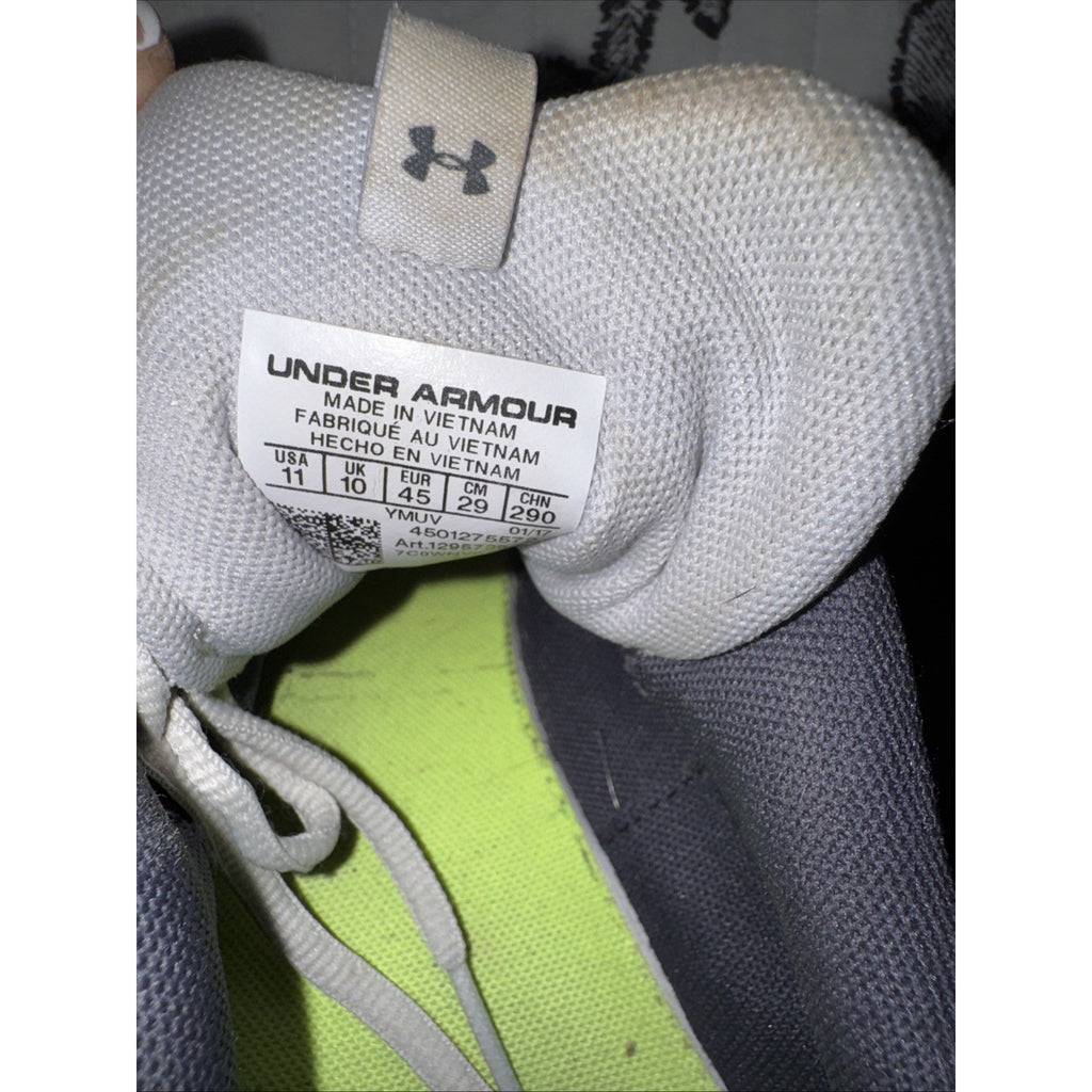 Under Armour Men’s Green Thrill 3 Athletic Running Shoes Size 11 2017