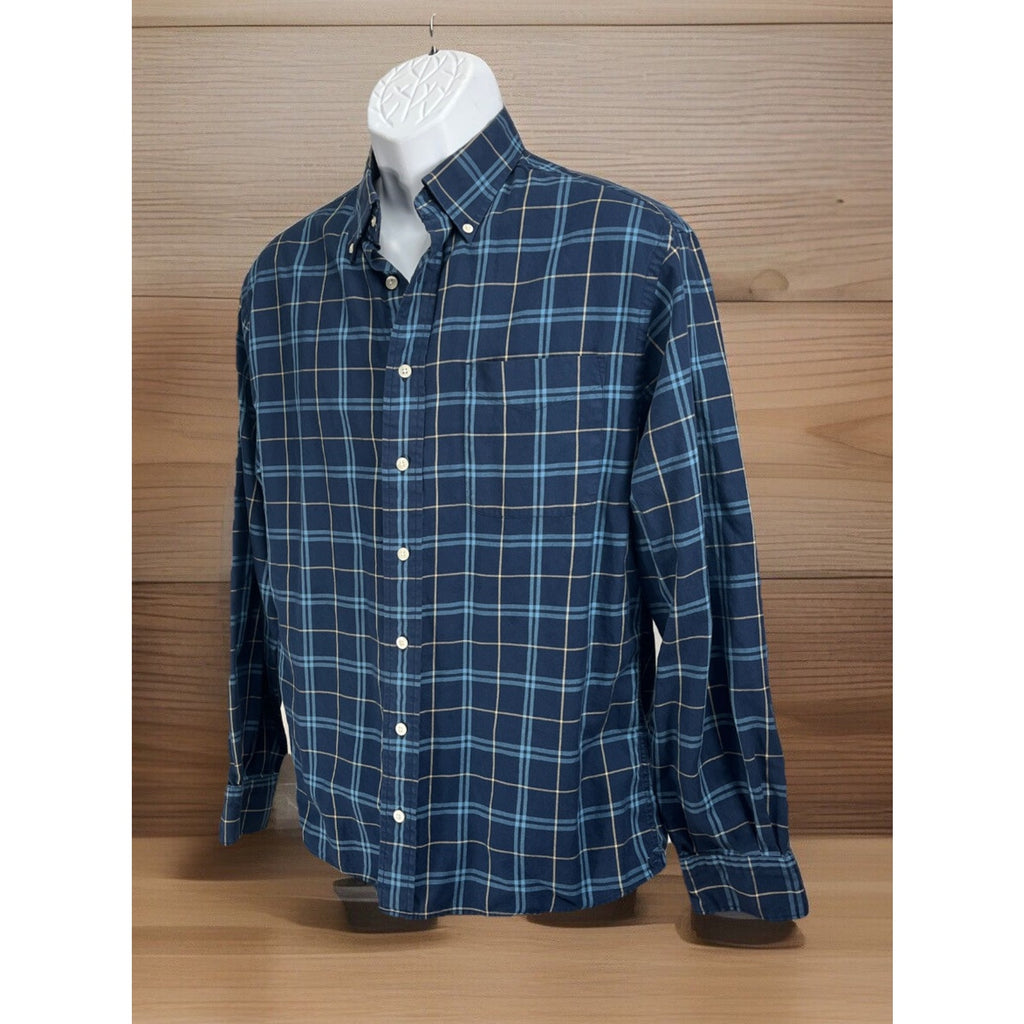 Duck head Classic Mens short sleeve button down size Medium multicolor