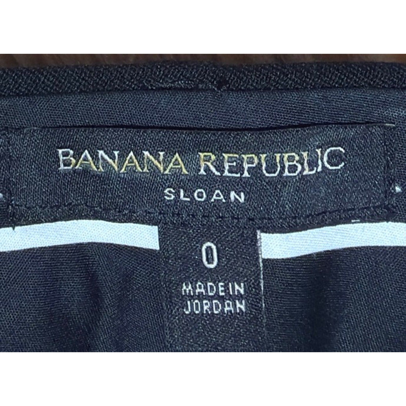 Banana Republic Sloan Dress Pants Womens 0 Black Flat Front Pockets 28x28