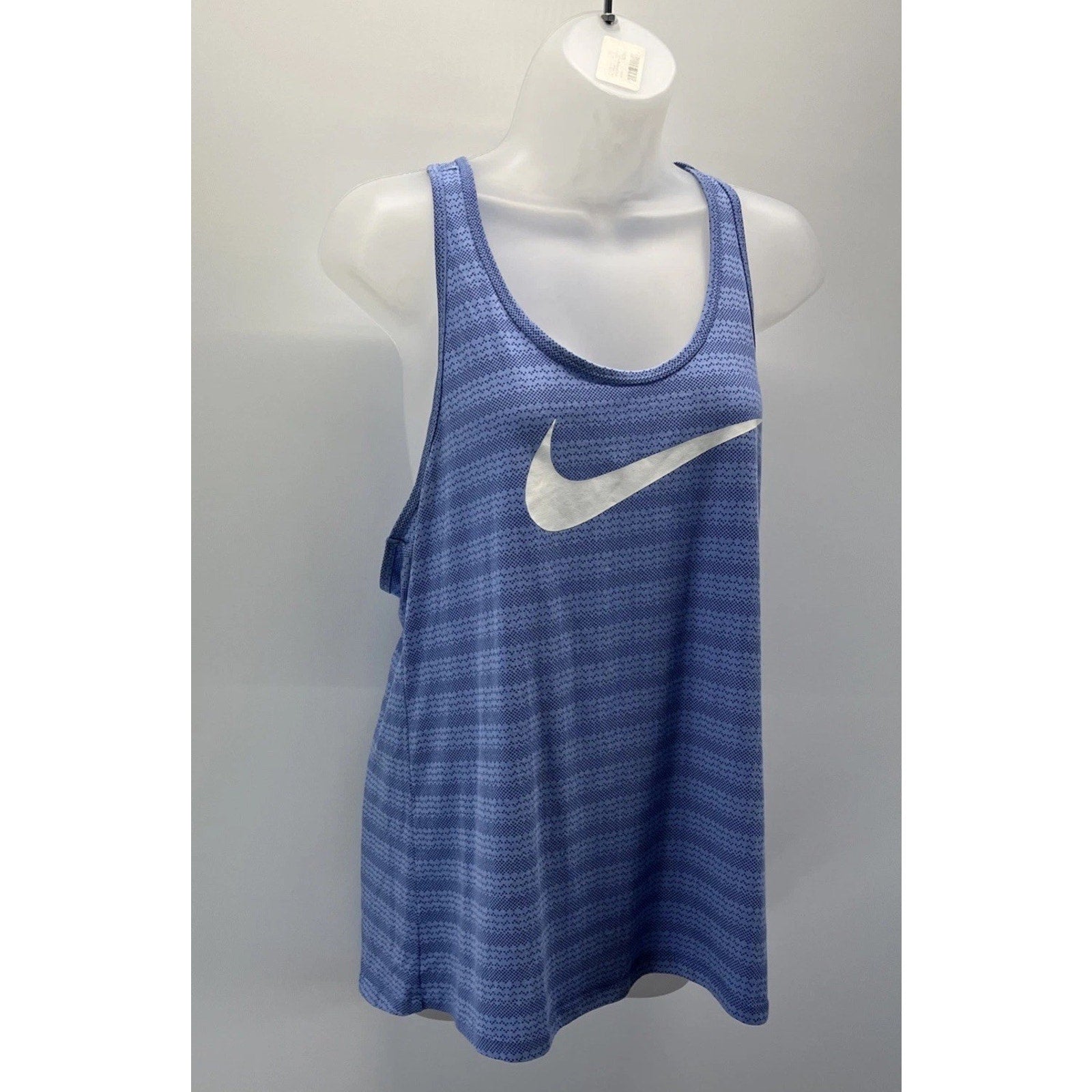 Nike Dri-Fit Racerback Tank Top XL Athletic Cut Blue