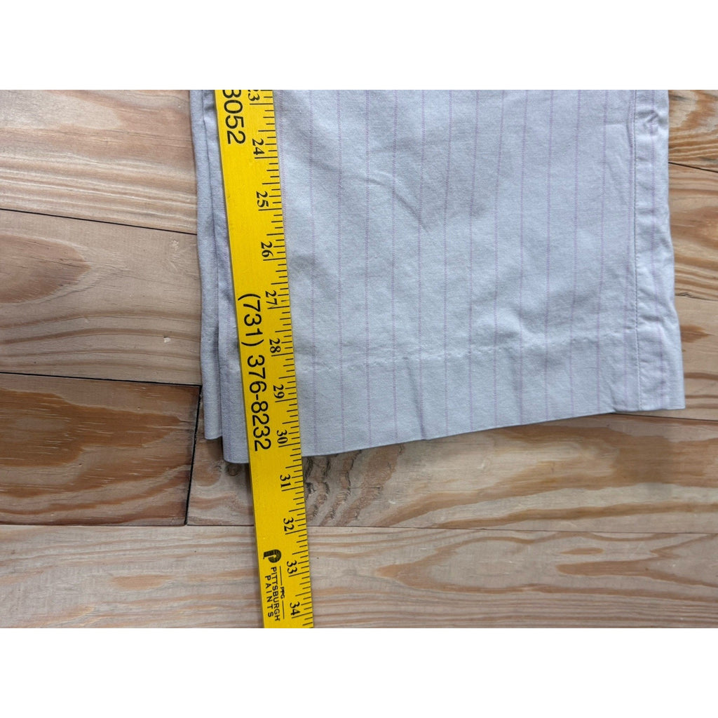 GAP Factory Store Beige Pinstripe Modern Fit Flare Pants Women’s 6 Regular