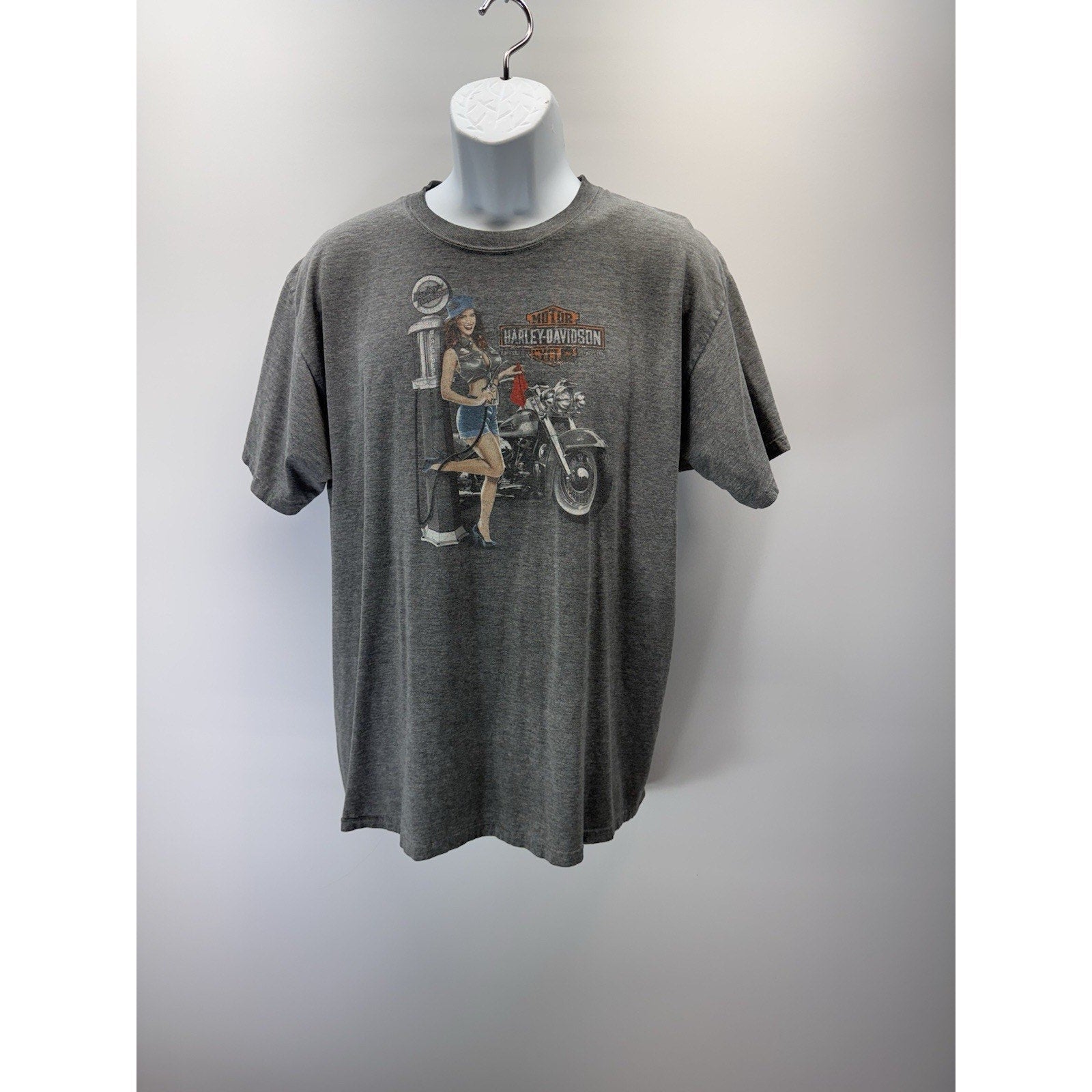 Bumpus Harley Davidson Jackson, TN Vtg T-Shirt Men’s Size Large Gray