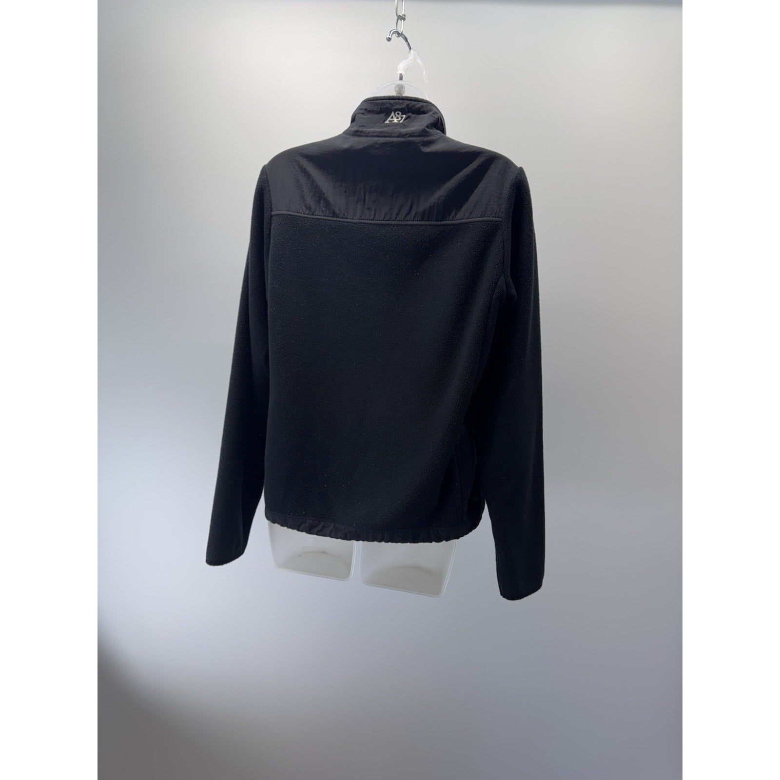 Aeropostale Black Fleece Full Zip Jacket Long Sleeve Women’s Size Medium