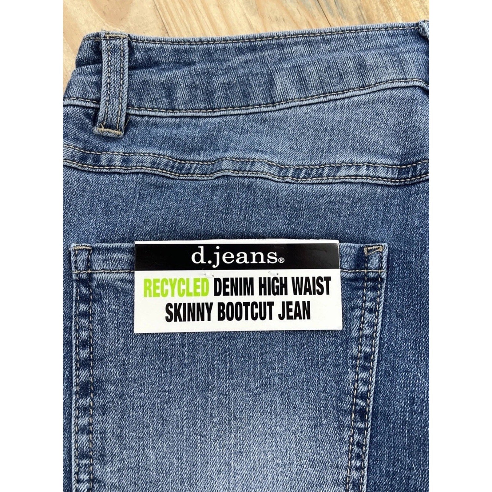 D.Jeans High Waist Slim Bootcut Jeans Denim Skinny Size 4