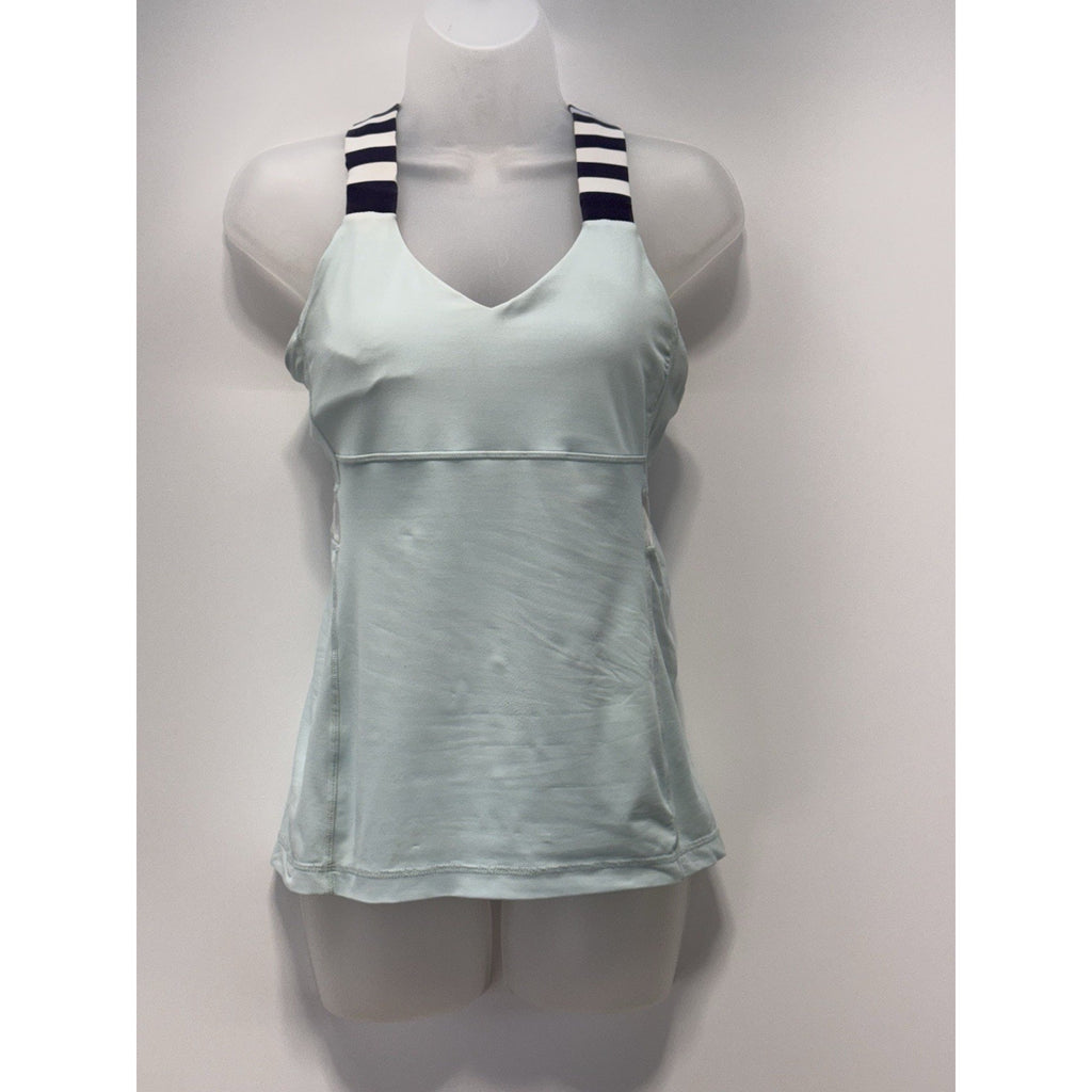 Lululemon Push Your LimitsTank Top Criss Cross Straps Removable Pads Women’s 8