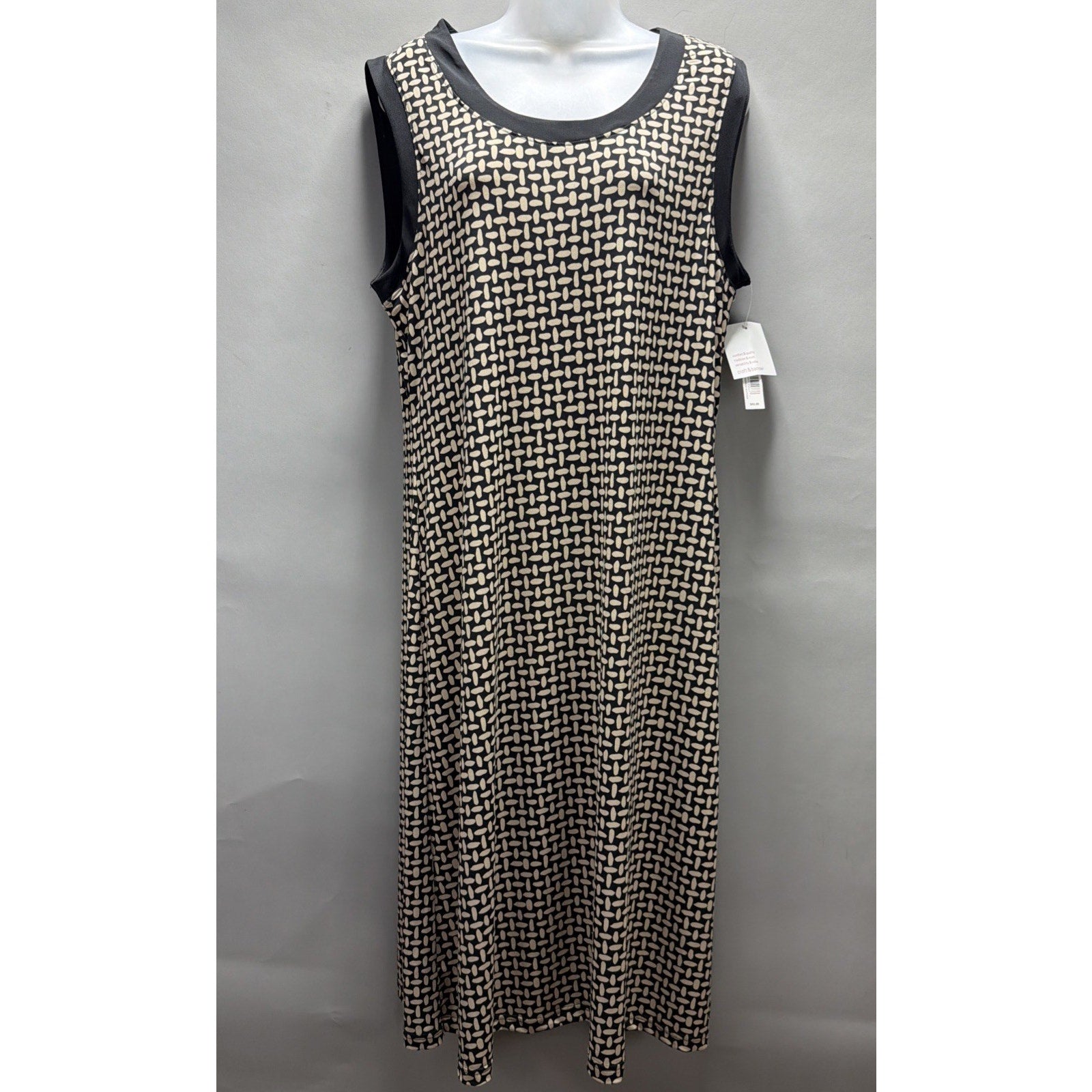 Women’s Croft & Barrow Jersey Tank Swing Dress NWT Size XL Stretch