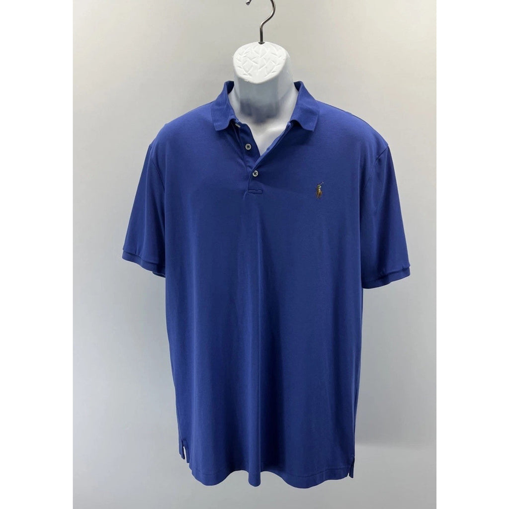 Polo Ralph Lauren Classic Fit Mens Short Sleeve Polo Shirt Flesh Pony Size XL
