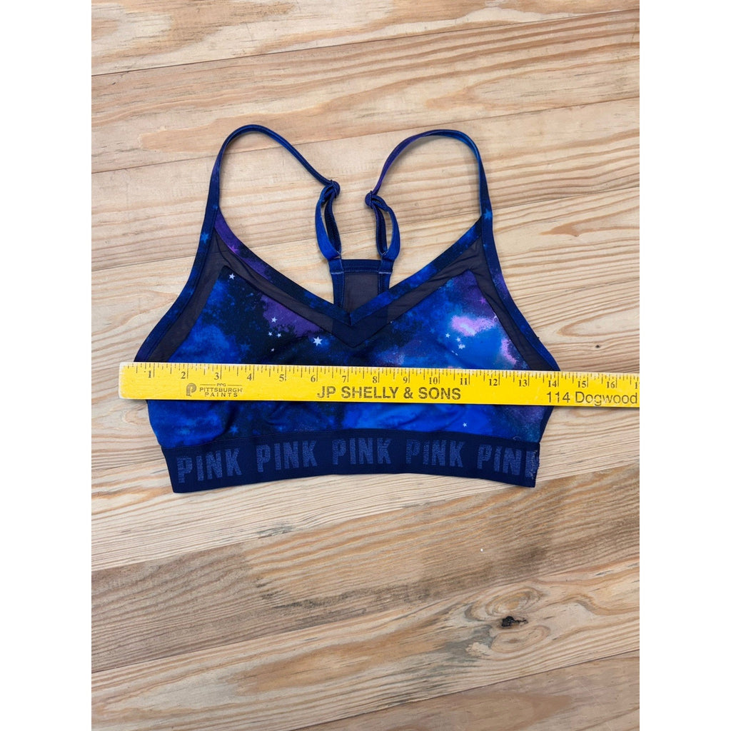 Victoria’s Secret Pink Ultimate Lined Velvet Sports Bra Size M