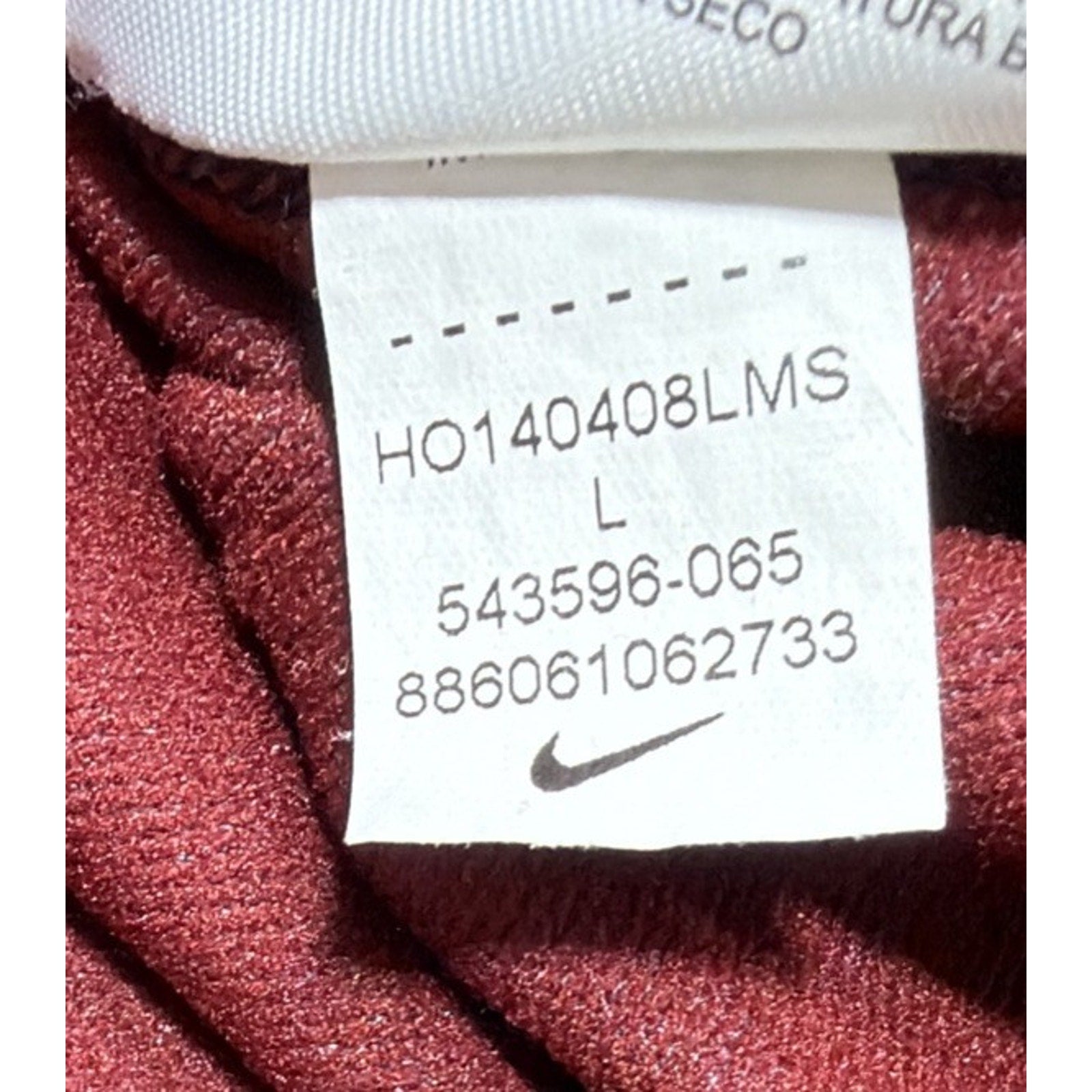 Nike Pro Combat Hyperwarm Dri-Fit Max Mens L 1/4 Zip Pullover Gray 543596-065