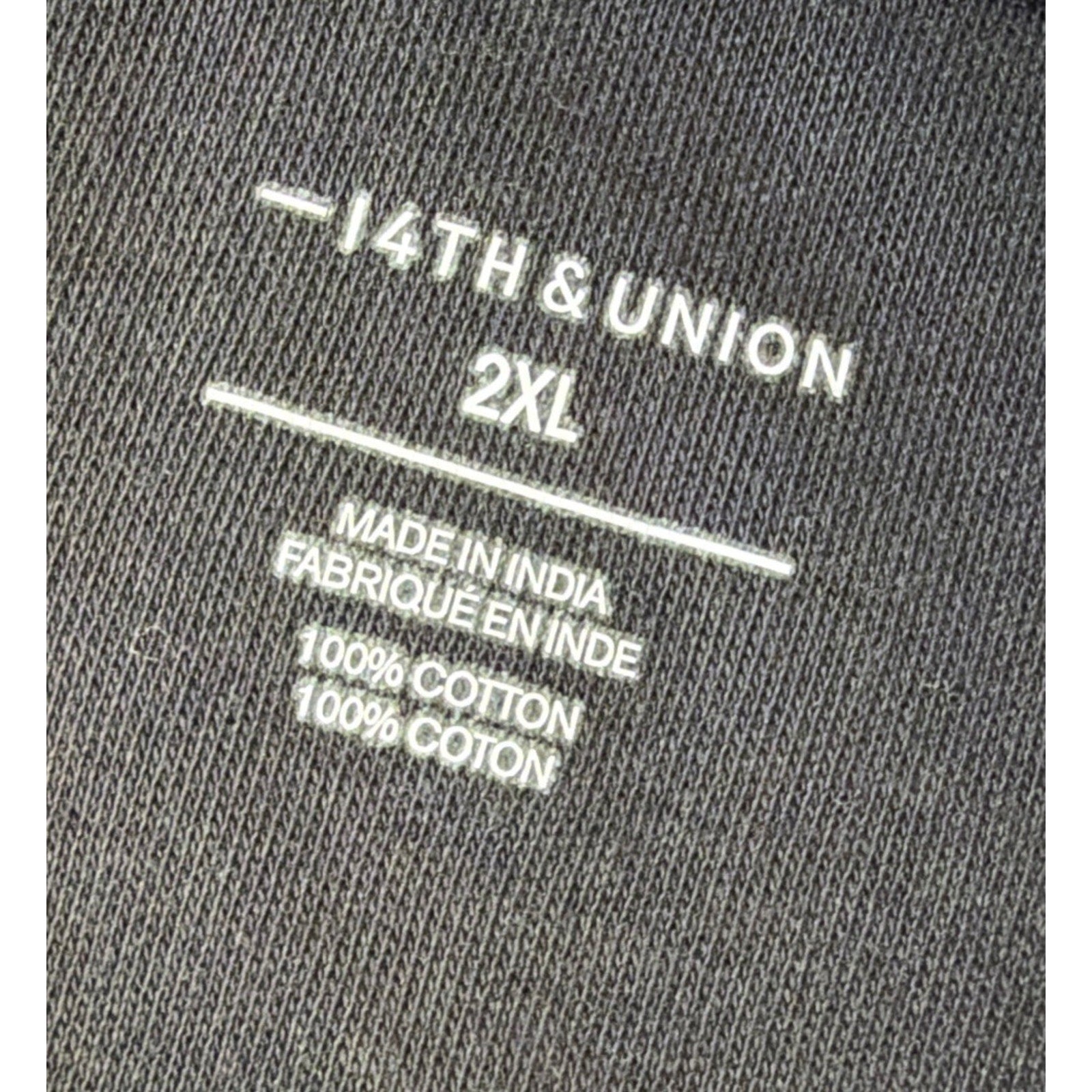 14th & Union Nordstrom Black Men’s Interlock Short Sleeve Polo Shirt 2XL NWT