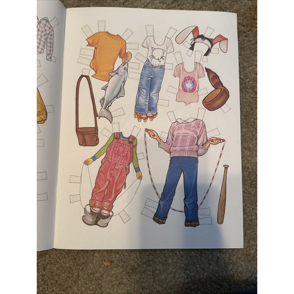 Vintage 1983 Cutting Up With Ramona Beverly Cleary Paper Dolls UNCUT Dell