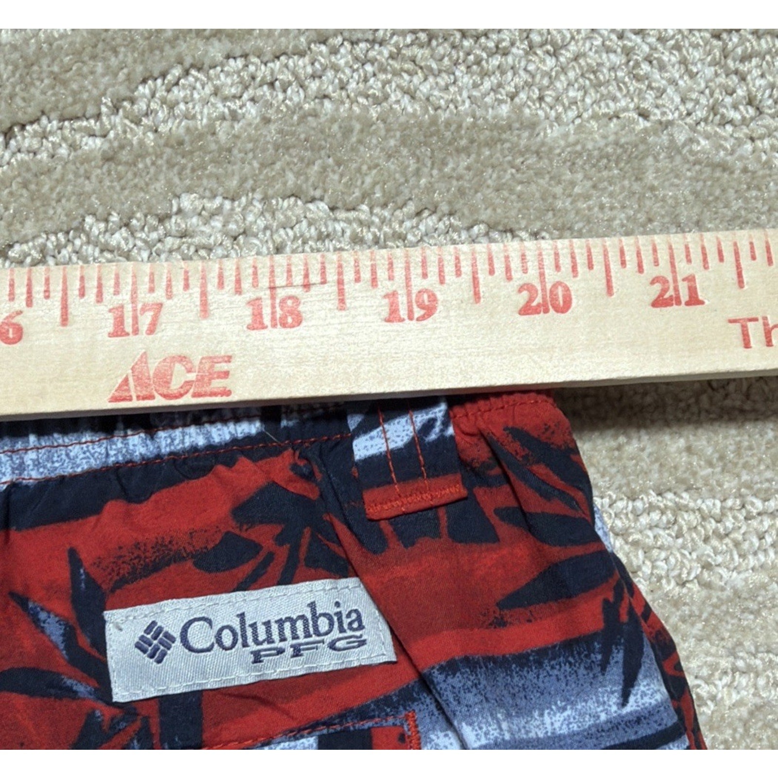 Men's Columbia PFG Omni-Shade Super Backcast Water Shorts Swim Trunks 6" XXL