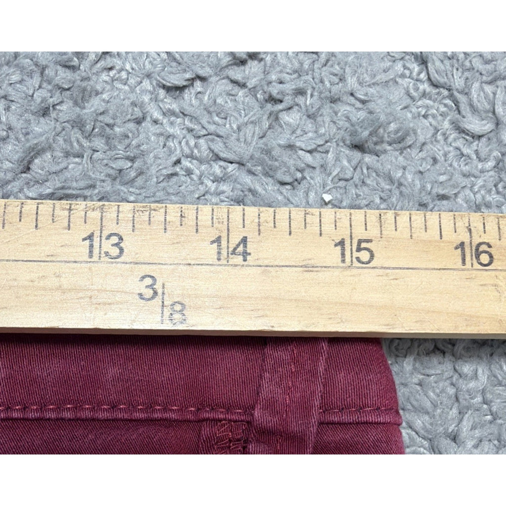 Democracy Jeans Womens 6 Red Ab Solution Stretch Ankle Skimmer 30x27