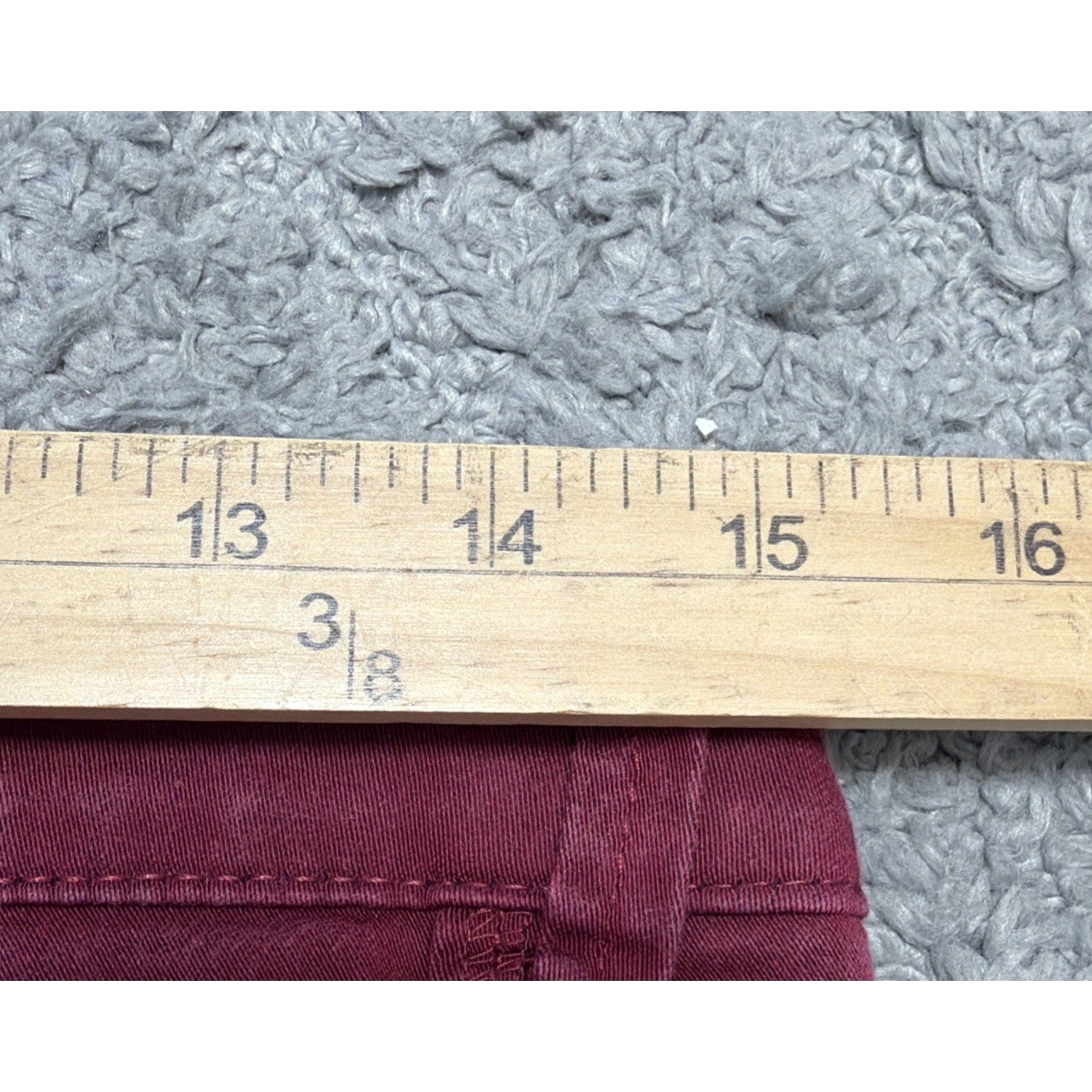 Democracy Jeans Womens 6 Red Ab Solution Stretch Ankle Skimmer 30x27