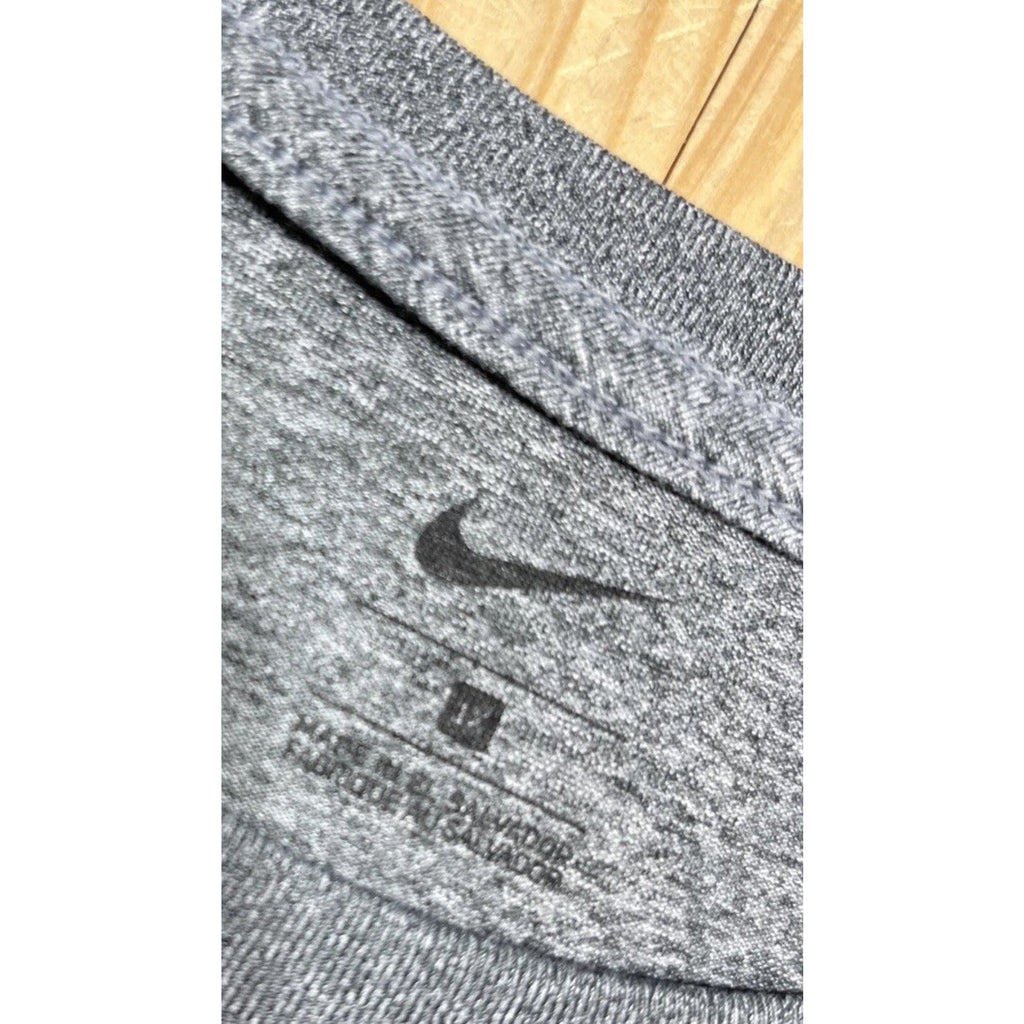 NIKE Dark Gray Standard Fit Dri-Fit Classic Tee T-Shirt 1X Yoga Gym Running