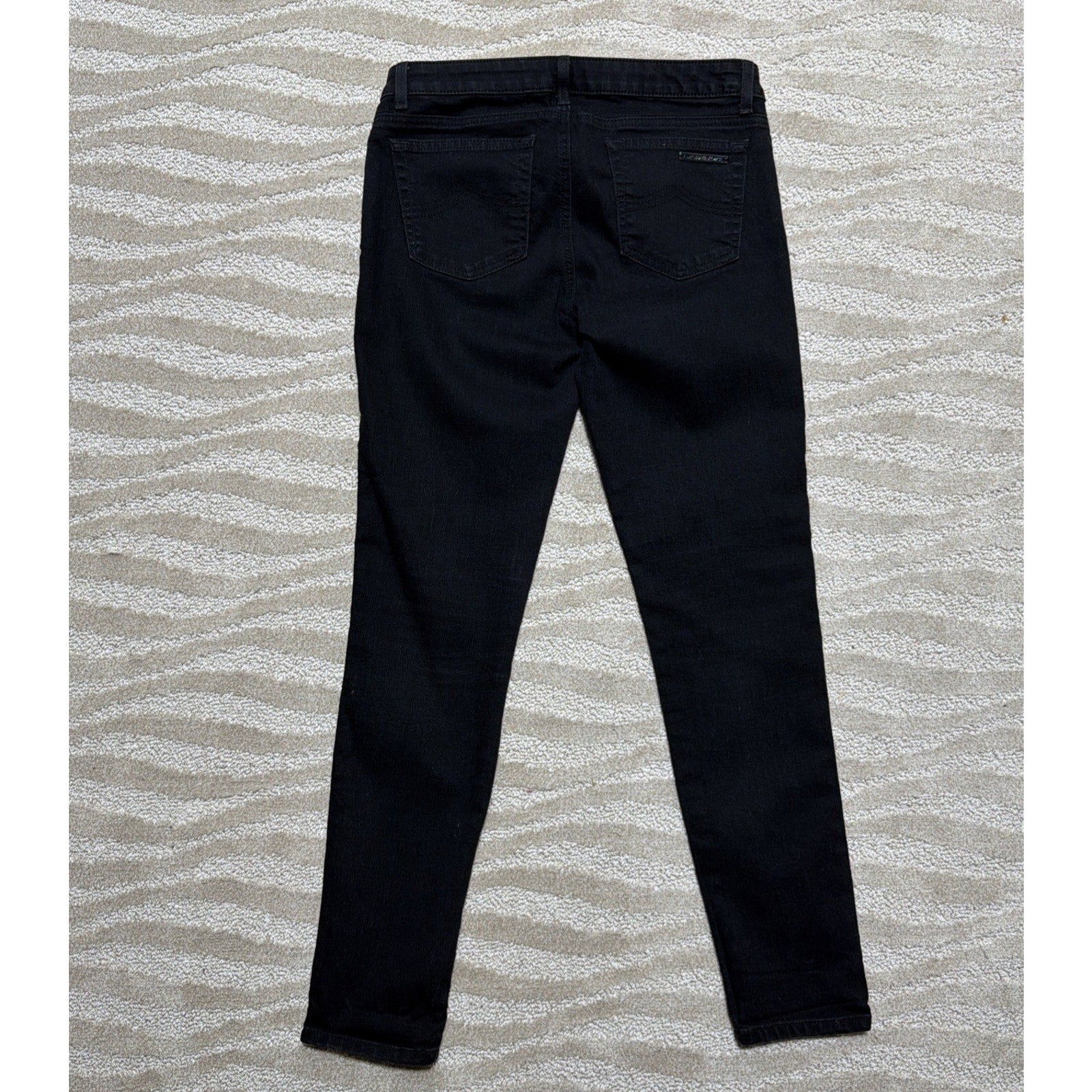 Michael Kors Izzy Skinny Black Mid Rise Stretch Jeans Size 6