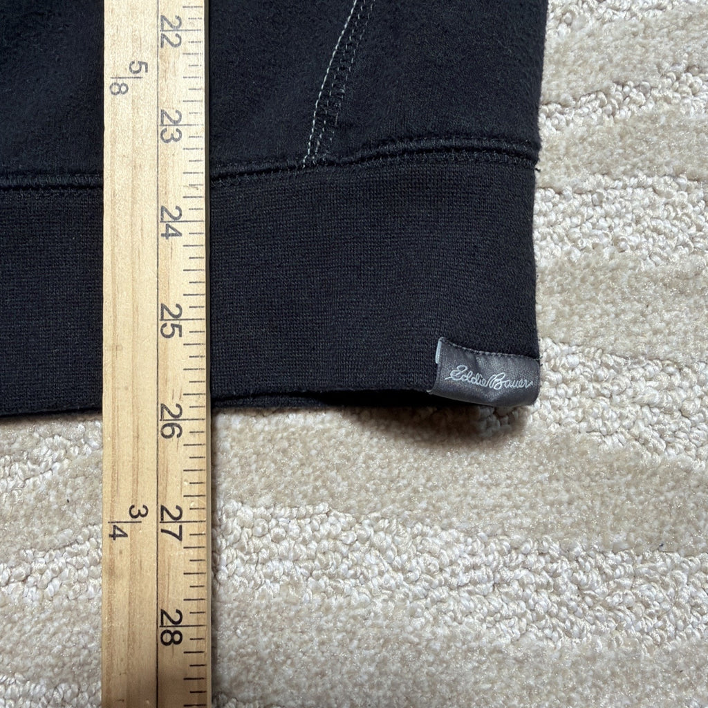 Eddie Bauer Men's Black Crew Neck Pullover Long Sleeve Casual Active Sweater L