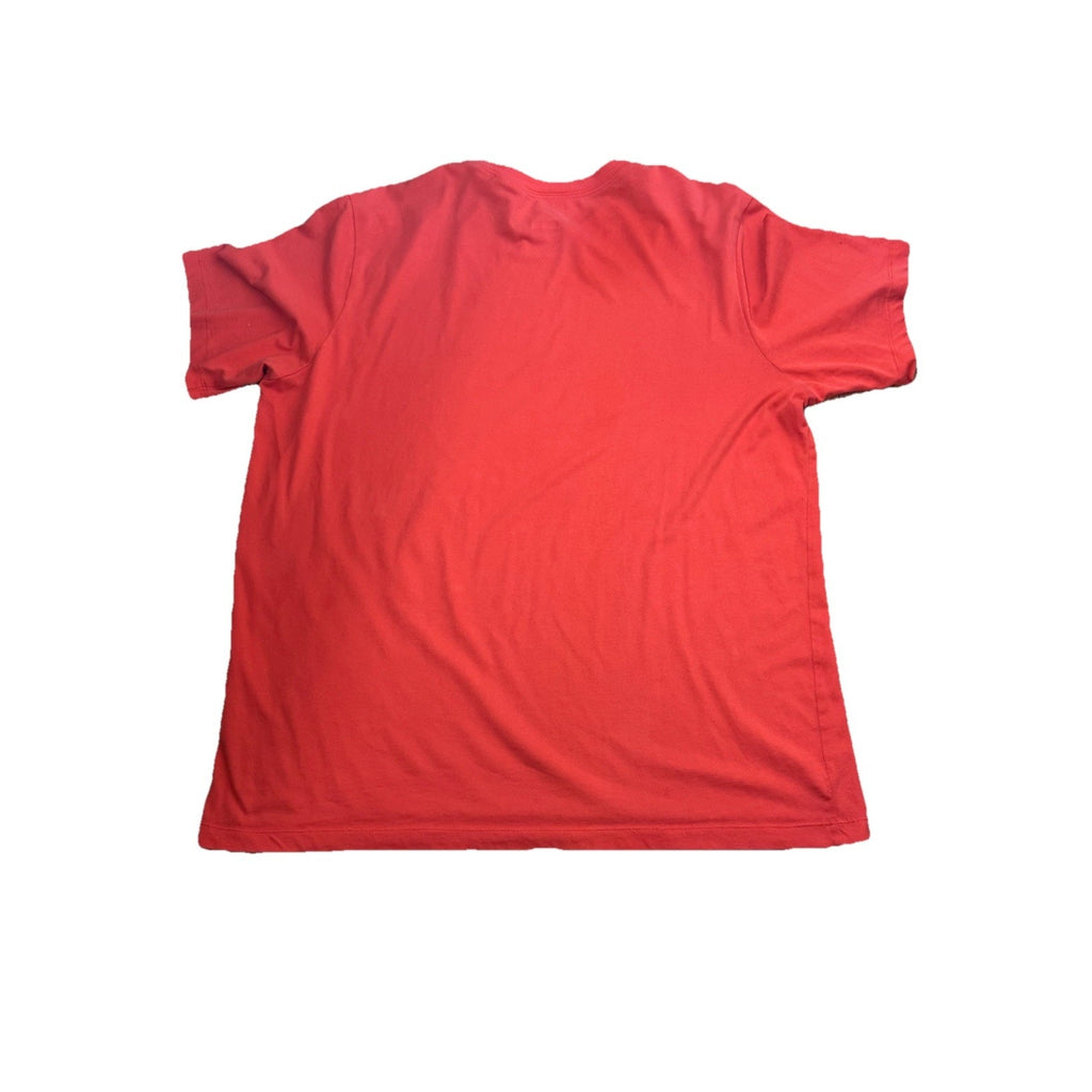 Nike Men's XL T-Shirt Dri-Fit Swoosh Logo Short Sleeve Red