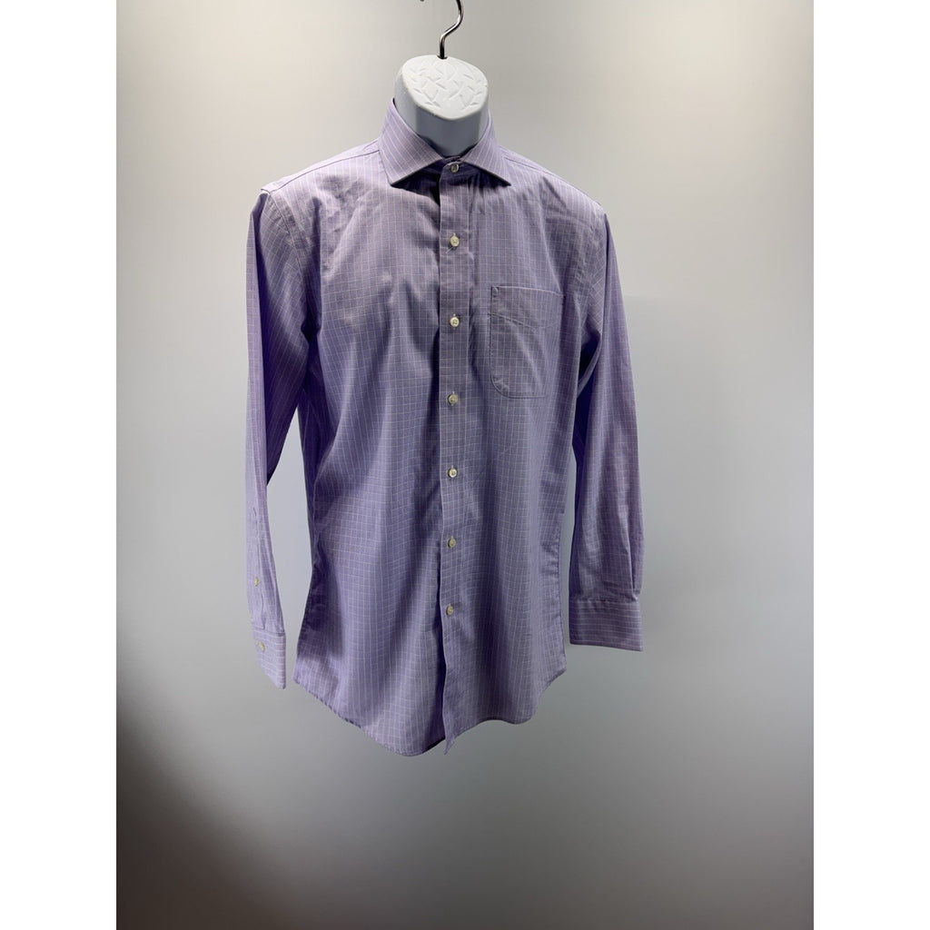 Polo Ralph Lauren Slim Fit Purple Button Down Shirt Size 15 32/33