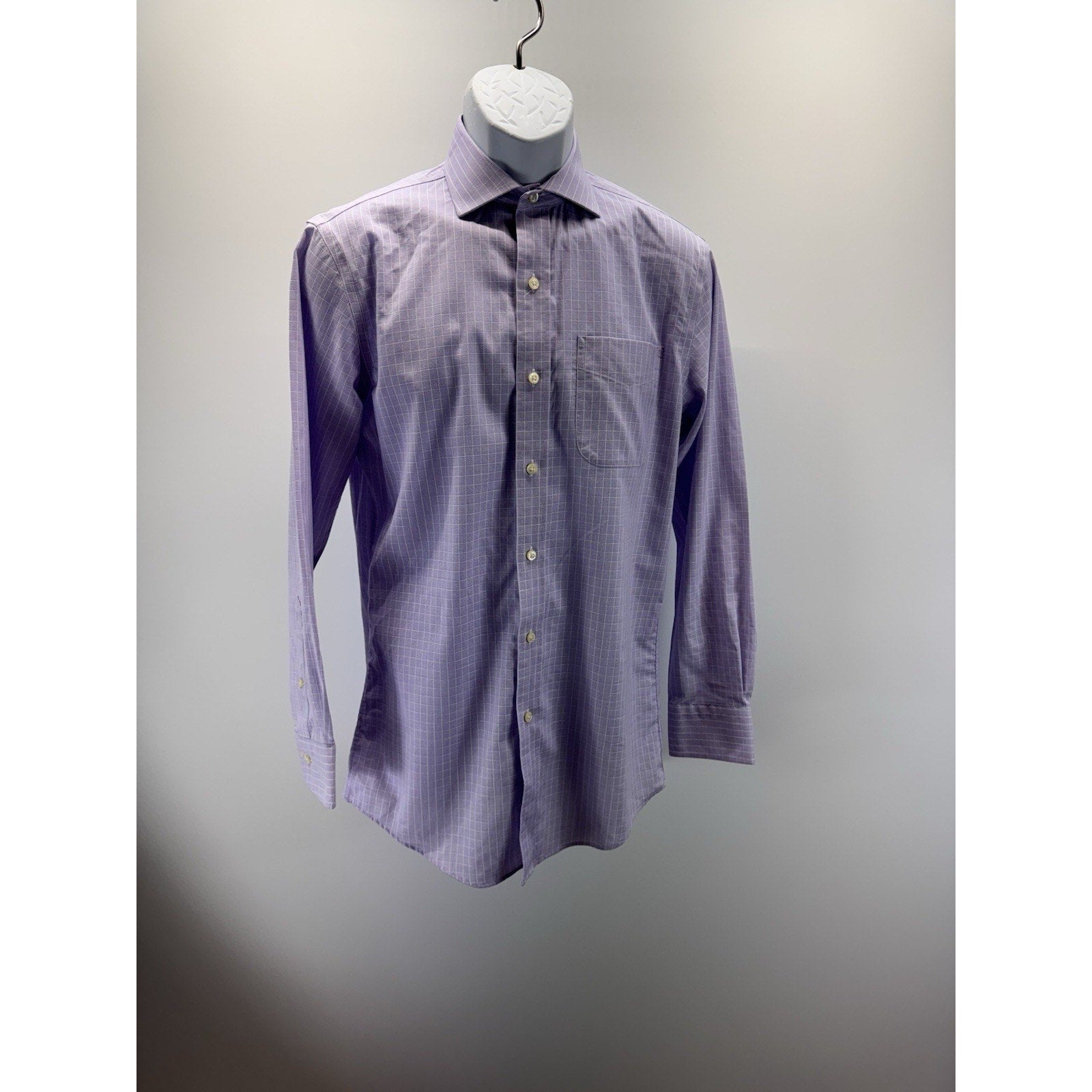 Polo Ralph Lauren Slim Fit Purple Button Down Shirt Size 15 32/33