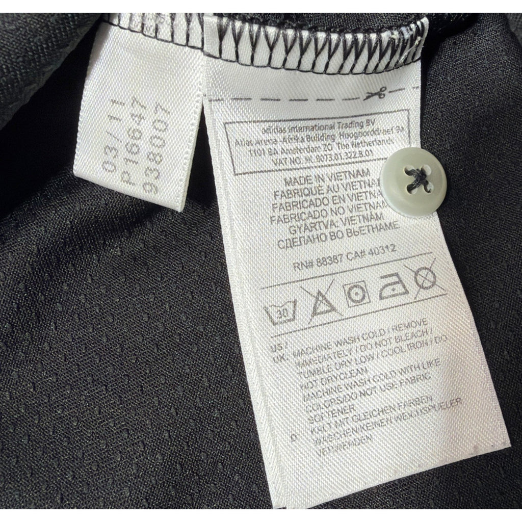 ADIDAS CLIMACOOL FORMOTION MEN'S GOLF POLO SHIRT BLACK L POLYESTER