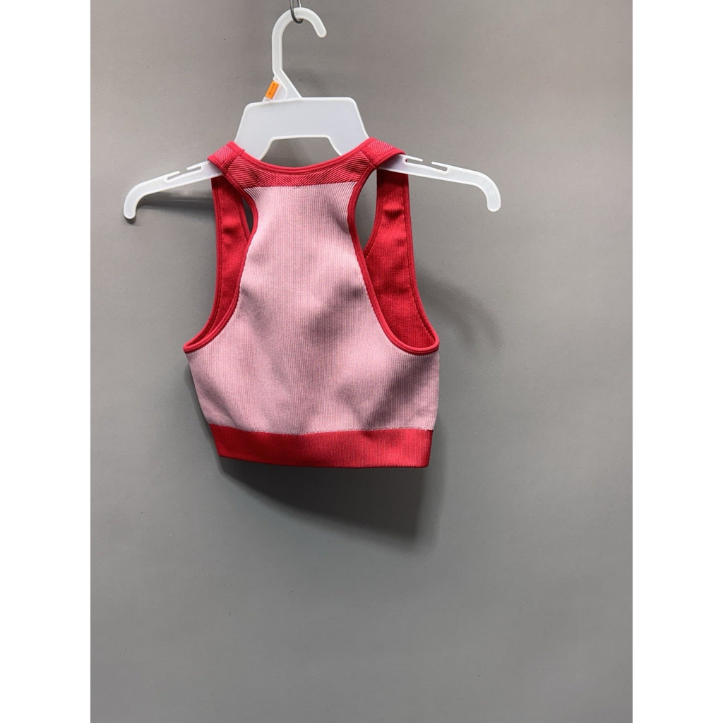 Fabletics Chloe Seamless Pink Athletic Sports Bra Women’s Size Small