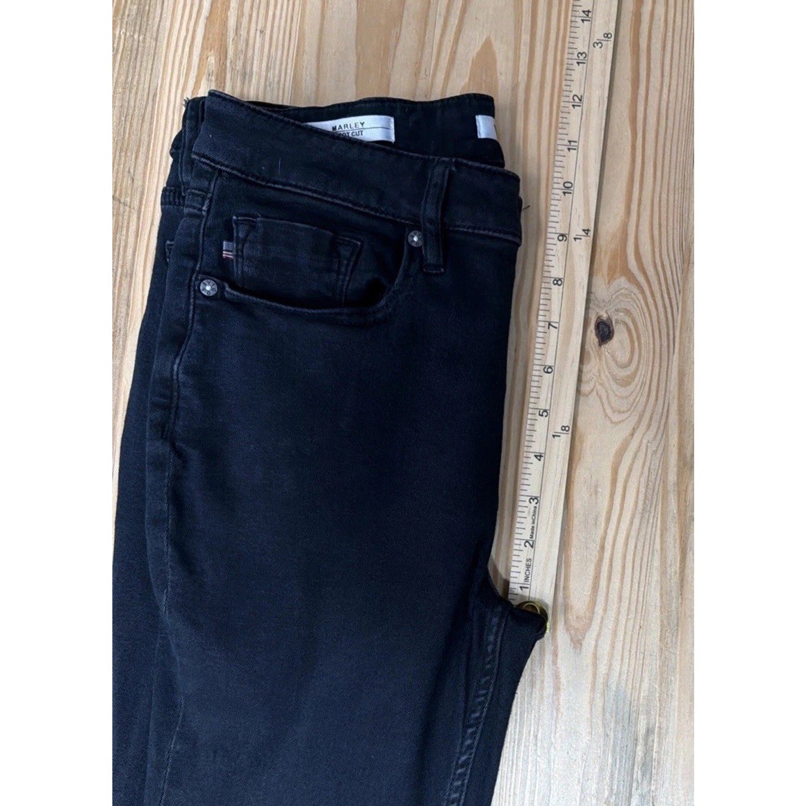 Vigoss Women’s Marley High Rise Bootcut Black Jeans Size 30x30.5