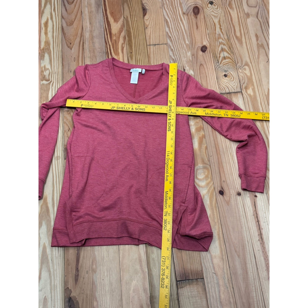 Logo Lounge By Lori Goldstein Women's Size XXS Tunic Pockets Soft Long Sleeve