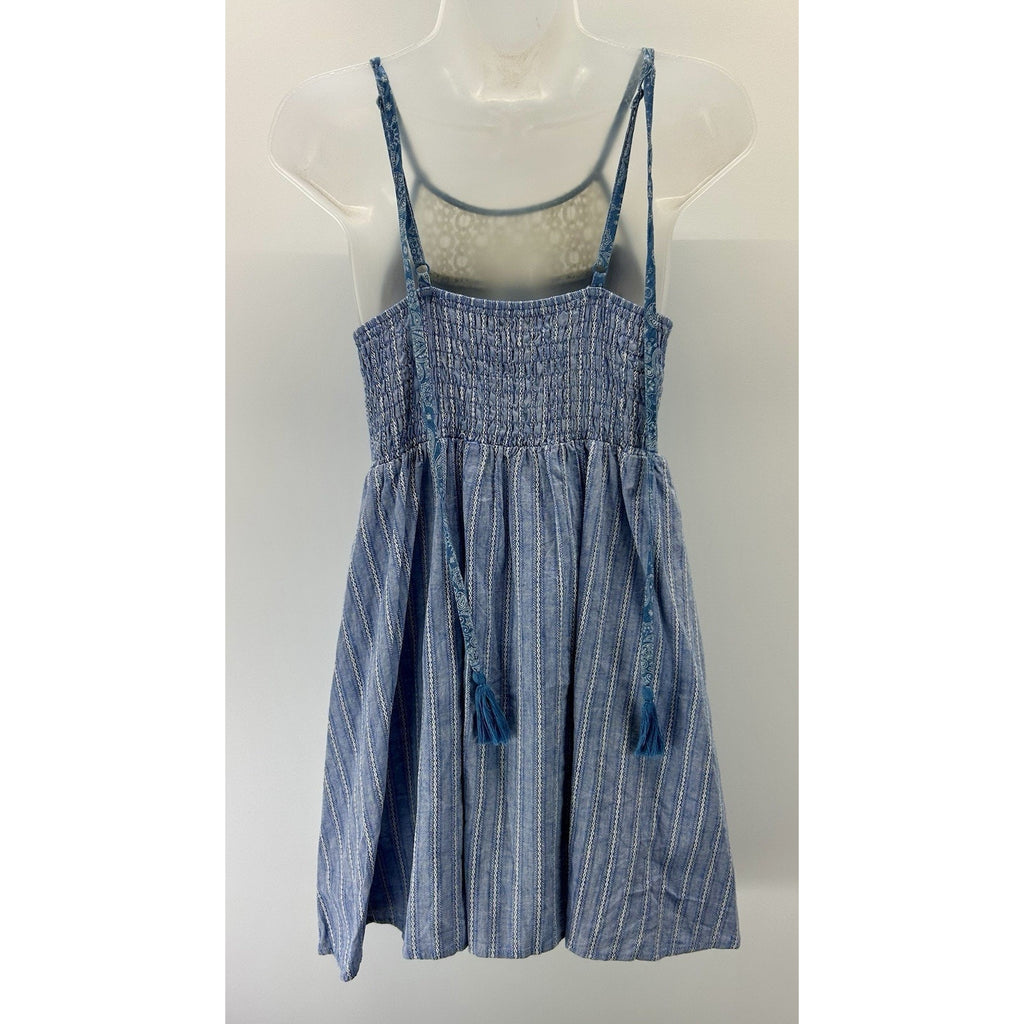 Flying TomatoLace Cami Formal Cocktail Spring Storm Blue Fit & Flare Dress Large