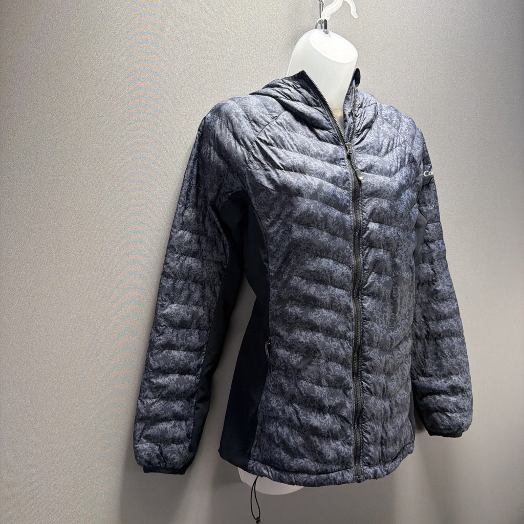 Columbia South Valley Hybrid Light Insulated Jacket Puffer Women’s M Grey Black