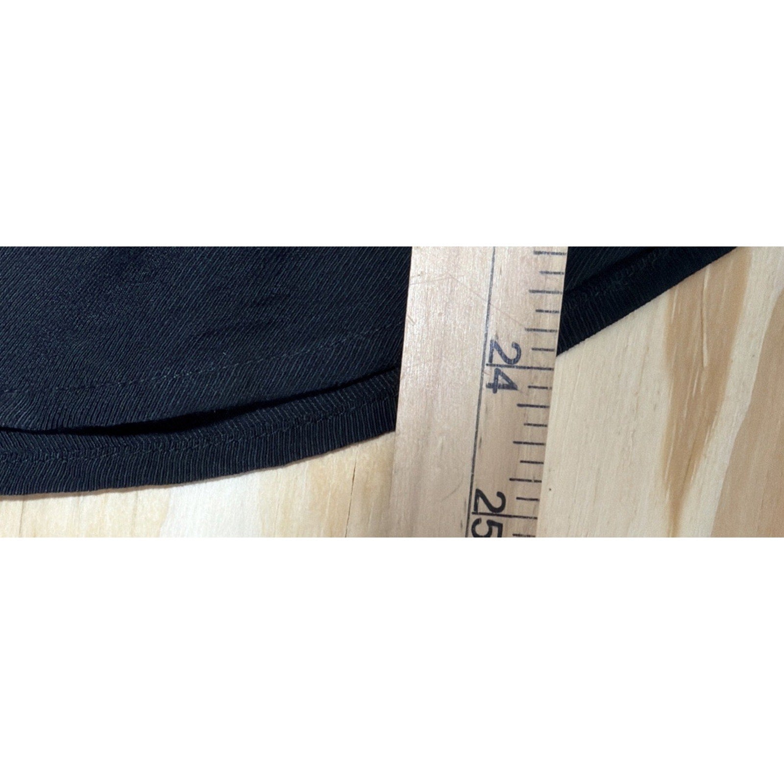 Blu Pepper Womens Black Blouse Size Large Shirt Sleeve New Minimalist