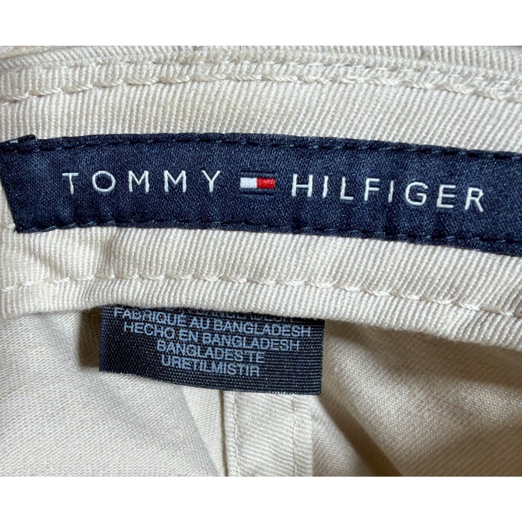 Tommy Hilfiger Men's Beige Baseball Cap Embroidered LOGO One Size