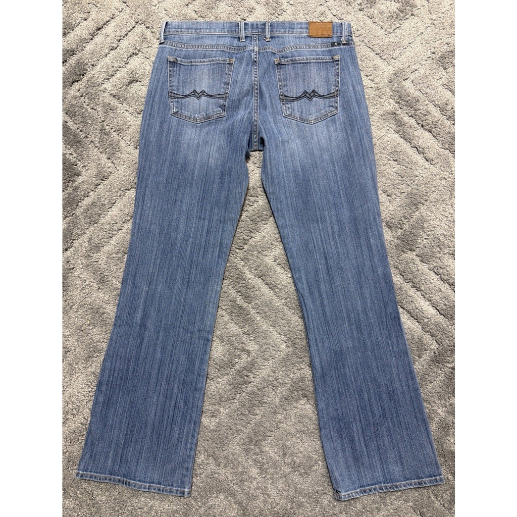 Lucky Brand Womens Sweet N Low Boot Cut Jeans Blue Pockets Denim 12/31 Y2K
