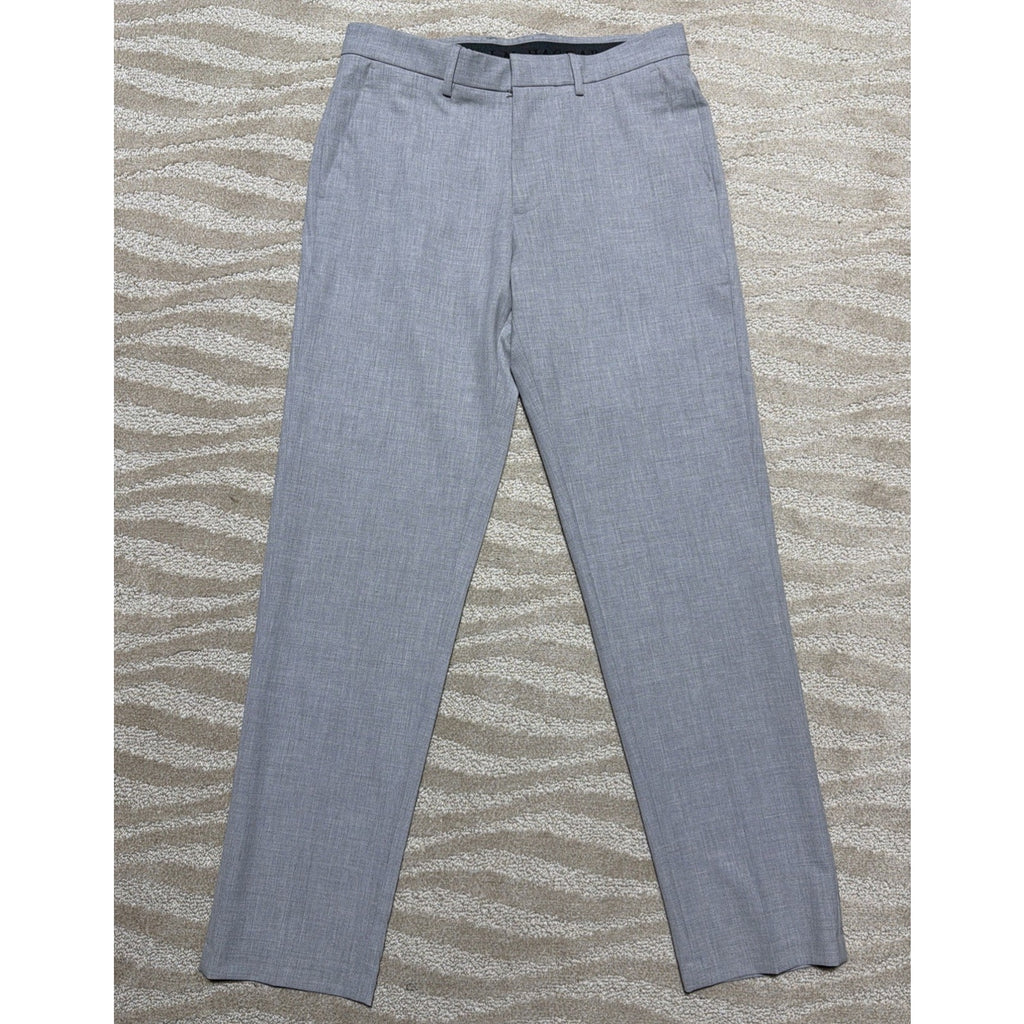J.M. Haggar 4 Way Stretch Mens Dress Pants 32x32 Light Grey Solid NWOT