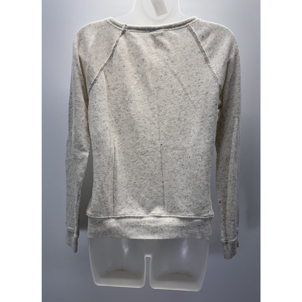 Mossimo Supply Athletic Fit Heather Gray Medium Long Sleeve Crew Neck Pocket