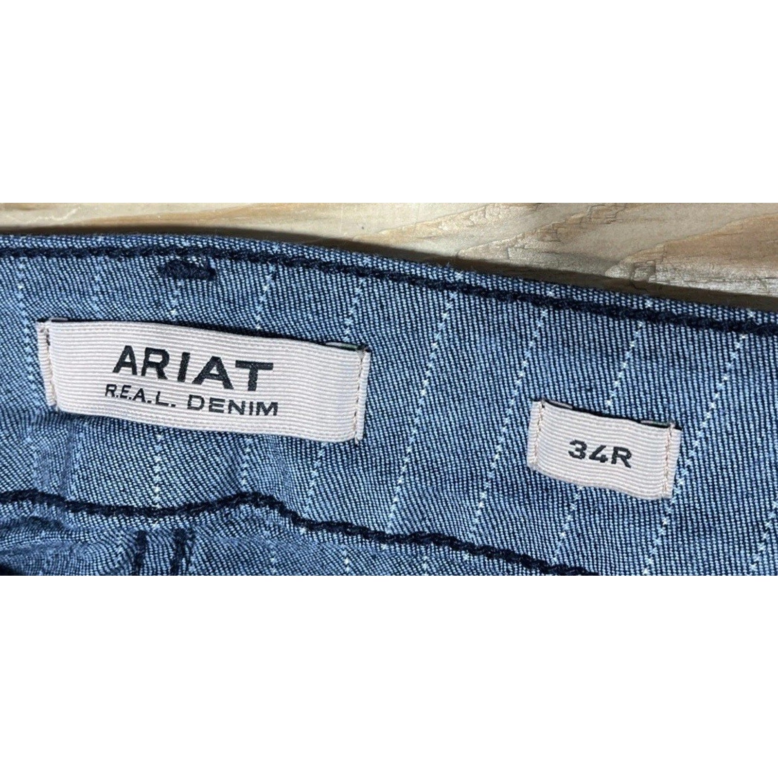 ARIAT Women's Perfect Rise Jasmine Flare Jeans Silver Stripe Rinse 34R