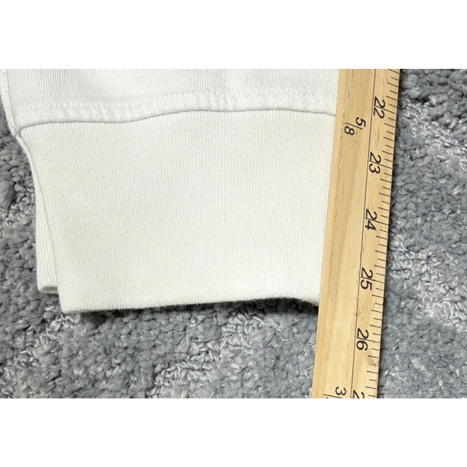 Gap Womens Logo Fleece Joggers Sweatpants Light Beige Pockets Large