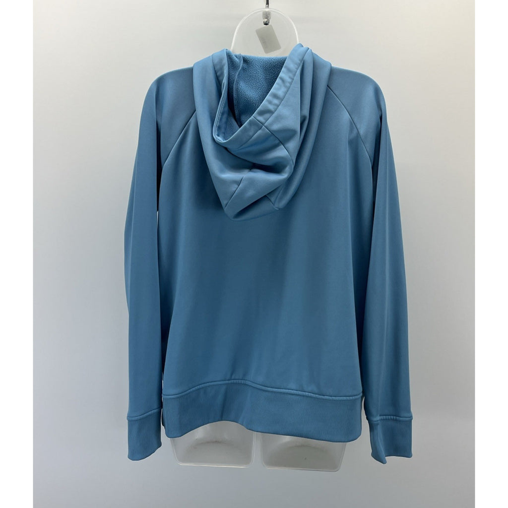 Women’s Under Armour Cold Gear Pullover Loose Fit Hoodie Size Large Light Blue