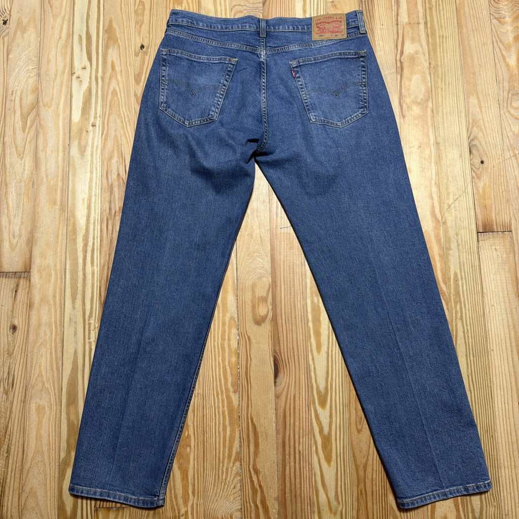 Levi's Jeans 505 Straight Leg Blue Denim Med Wash Mens Size 36x34