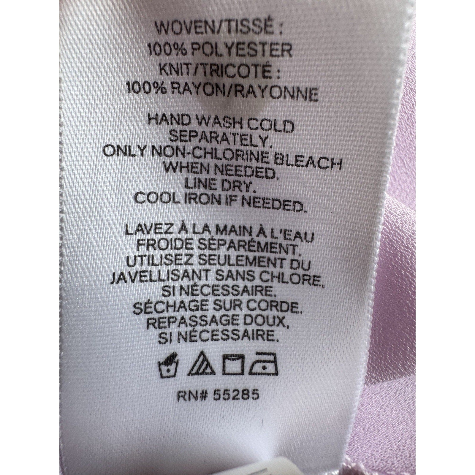 Express Pink Sleeveless V-Neck Blouse Decorative Zipper & Pockets Women’s S New